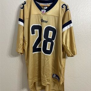 Reebok Vintage NFL Marshall Faulk St. Louis Rams Alternate Jersey (2002) - 2XL